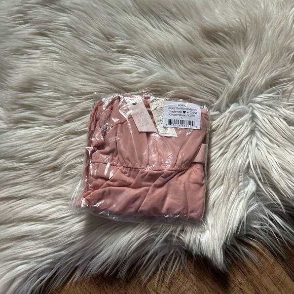 WE ARE HAH Under The Wire Bodysuit In Copper Rose - Picture 2 of 3